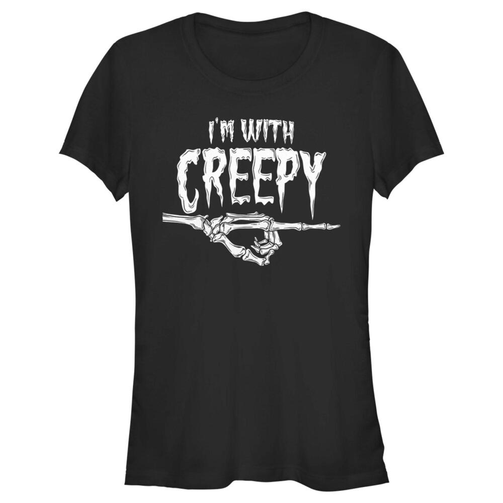 Juniors Lost Gods Halloween Im With Creepy Tshirt